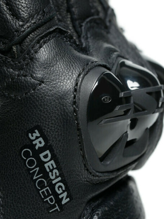 Dainese Impeto Καλοκαιρινά Ανδρικά Γάντια Μηχανής Δερμάτινα Αδιάβροχα Μαύρα