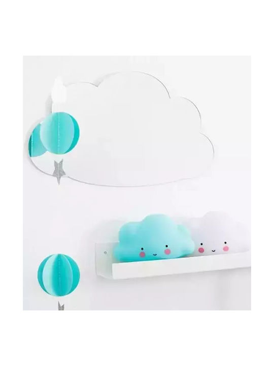 Interbaby Led Παιδικό Διακοσμητικό Φωτιστικό Συννεφάκι Μπλε 15.5x8.3x9.2εκ.