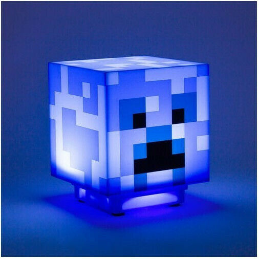 Paladone Παιδικό Διακοσμητικό Φωτιστικό Minecraft Creeper Μπλε 11εκ. Paladone Παιδικό Διακοσμητικό Φωτιστικό Minecraft Creeper Μπλε 11εκ.