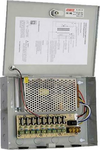 Tele Power Supply for CCTV Systems 12VDC 10A PSU-1210