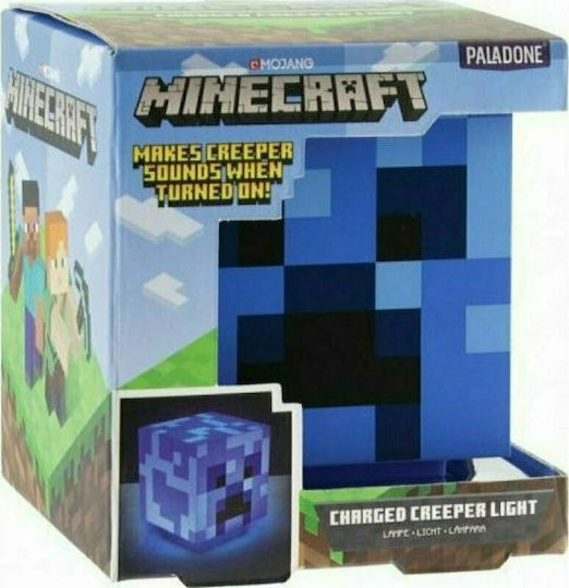 Paladone Kinder Dekorative Lampe Minecraft Creeper Blau 11εκ.