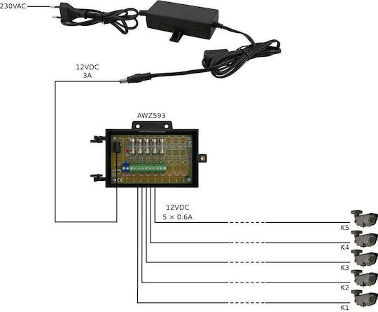 Pulsar Stromversorgung für CCTV-Systeme Pulsar PSD12030
