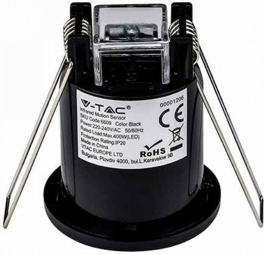 V-TAC VT-8092 Wired Infrared Motion Sensor 360° Detection Scope 8m
