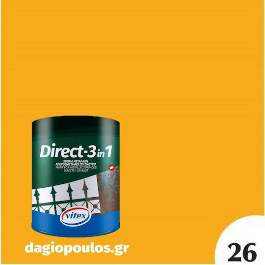 Vitex Цвят Инхибитор на корозията Direct-3 In 1 2.5лт Бял