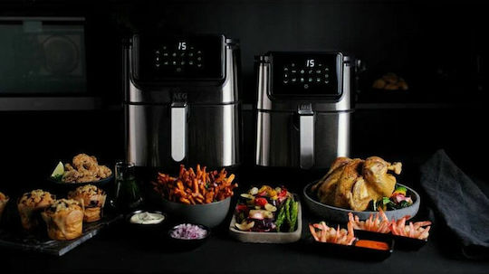 AEG Air Fryer 5.4lt Ασημί AF6-1-6ST
