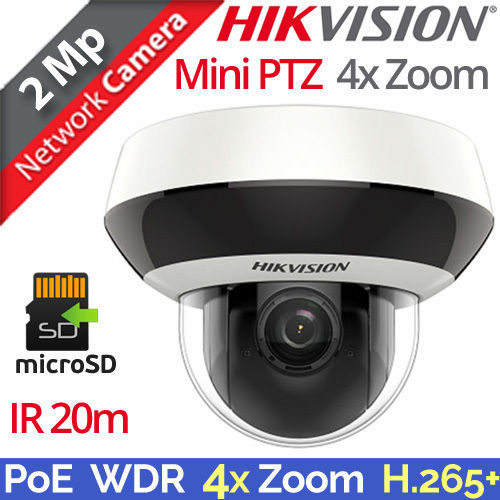 Hikvision DS-2DE2A204IW-DE3 Cameră de Supraveghere IP Full HD 1080p Rezistentă la Apă cu Obiectiv 2.8-12mm