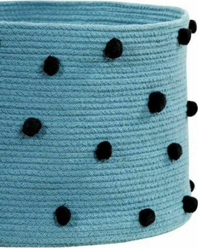 Lorena Canals Kinder Aufbewahrungskorb Pebbles Türkis 45x30x30cm 1Stück