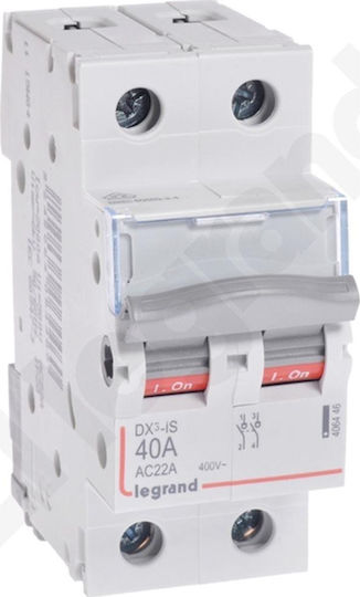 Legrand DX3 Διπολικός Διακόπτης Ράγας 400V 63A