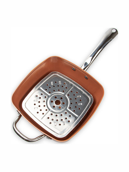 TnS Pan With Lid made of Aluminum 24cm
