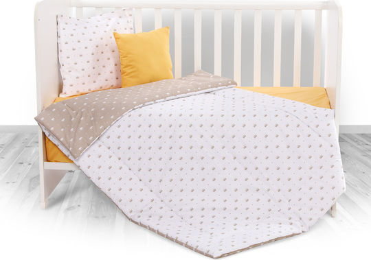 Lorelli Set Pentru Patut Crowns Latte Maro 3buc piese