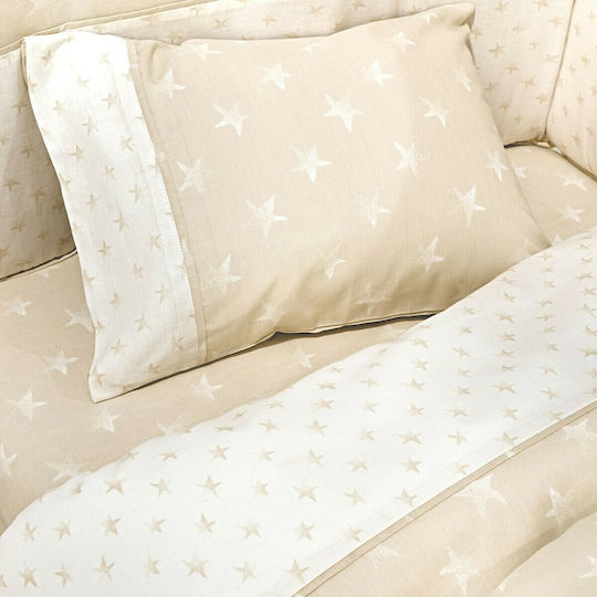 Guy Laroche Baby Crib Bedding Set Heaven 3pcs Beige