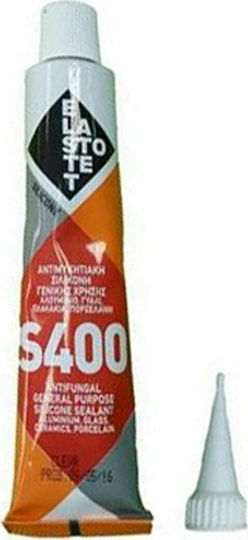 Elastotet S400 Silikon-Dichtungsmittel Schimmelresistent Schwarz 80ml 1Stück