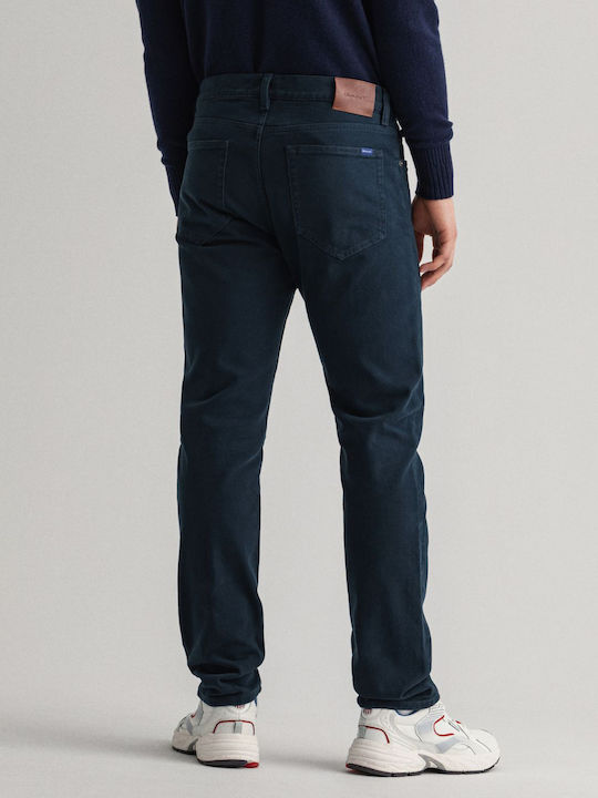 Gant Men's Jeans Pants in Regular Fit Navy Blue