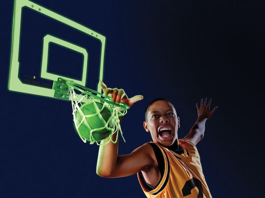 SKLZ Pro Hoop Midnight Indoor Mini Basketball with Springs