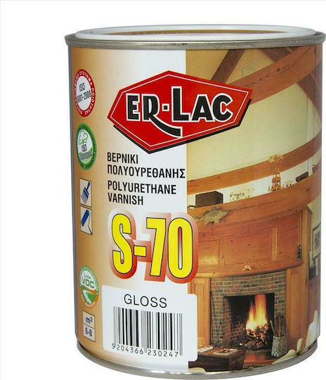 ER-LAC Surface Varnish Polyurethane Solvent Based Colorless Gloss 750ml