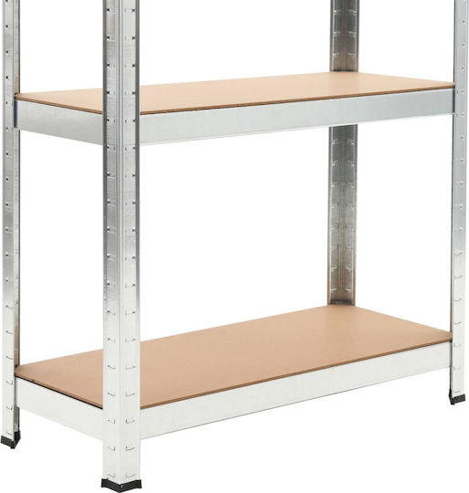vidaXL Ραφιέρες Dexion Γαλβανιζέ 75x30x172εκ. με 4 Ράφια Συνολικής Αντοχής 1500kg 3τμχ