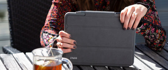 Zagg Pro Keys With Trackpad Flip Cover με Πληκτρολόγιο στα Αγγλικά US English UK (iPad Pro 2018 11" / iPad Pro 2020 11" / iPad Pro 2021 11")
