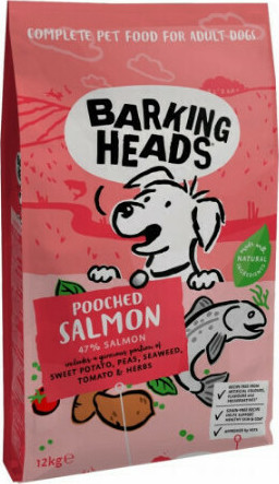 Barking Heads Pooched Salmon 12kg Dry Food Grain-Free for Adult