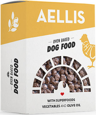 Aellis Oven Baked 10kg Dry Food for Adult Dogs with Chicken