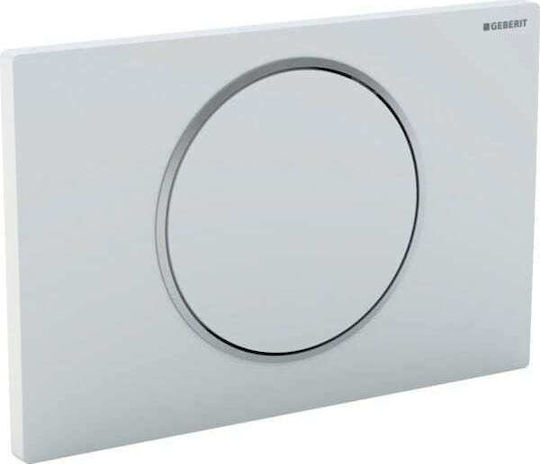 Geberit Sigma 10 Flush Plate Single Flush White / Glossy / White 115.758.KJ.5