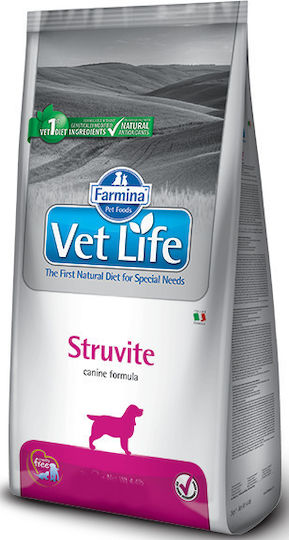 Farmina Vet Life Struvite 2kg Trockenfutter für erwachsene Hunde mit Huhn, Kartoffeln und Reis