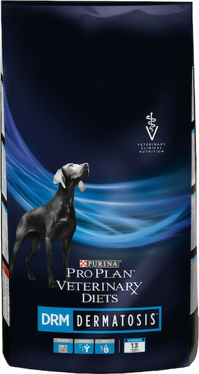 Pro Plan Veterinary Diets DRM Derma Management 3kg Ξηρά Τροφή χωρίς Γλουτένη για Ενήλικους Σκύλους με Ψάρια