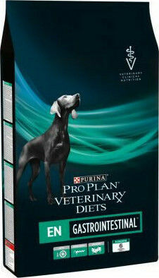 Purina Pro Plan Veterinary Diets EN Gastrointestinal 5kg Trockenfutter für Hunde mit Fleisch und Reis