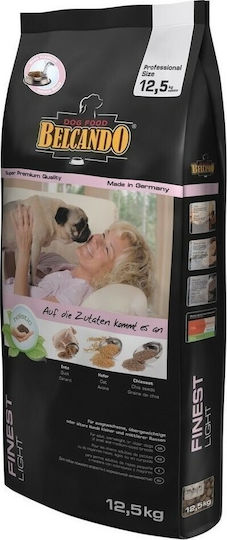 Belcando Finest Light 12.5kg Dry Food Diet, Grain-Free for Adult Dogs with Rice and Poultry