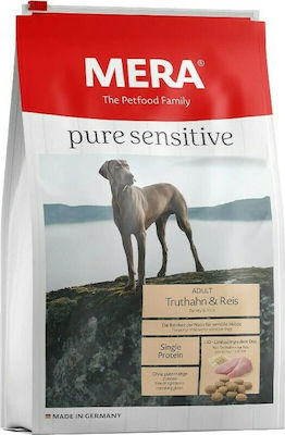 Meradog Pure Sensitive Adult 12.5kg Dry Food for Adult Dogs with Turkey and Rice