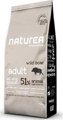 Naturea Naturals Adult 12kg Ξηρά Τροφή χωρίς Σιτηρά & Γλουτένη για Ενήλικους Σκύλους με Αγριογούρουνο