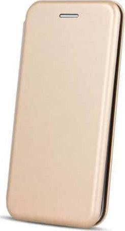 Senso Oval Stand Book Synthetic Leather Gold (Galaxy J4+)