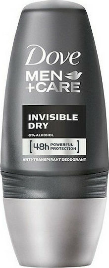 Dove Men+Care Invisible Dry Αποσμητικό 48h σε Roll-On 50ml