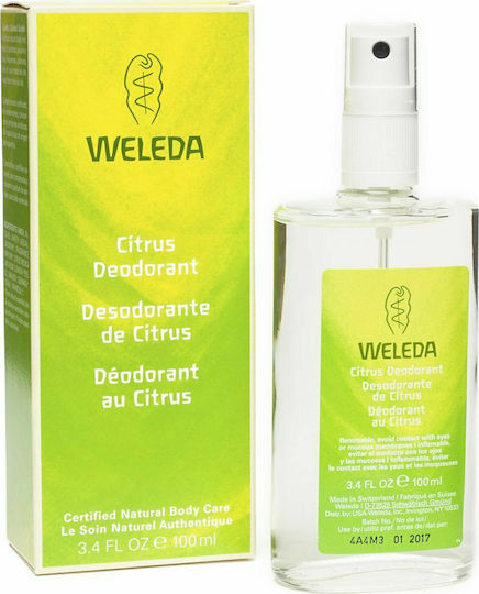 Weleda Citrus Φυσικό Αποσμητικό 24h σε Spray Χωρίς Αλουμίνιο 100ml