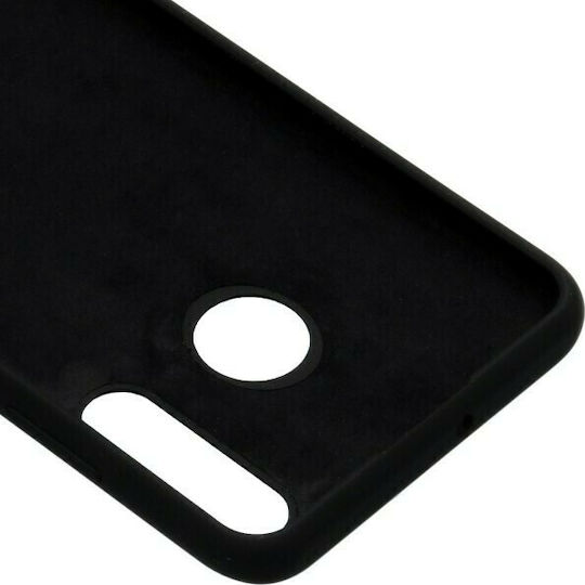 Senso Liquid Back Cover Σιλικόνης Μαύρο (Huawei P Smart Z)