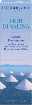 L' Erbolario Fior Di Salina Deodorant Lotion Deodorant Spray Aluminium Free 100ml