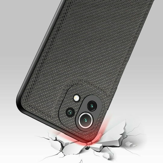 Dux Ducis Fino Back Cover Silicone / Fabric Green (Xiaomi Mi 11 Lite / 11 Lite 5G / 11 Lite 5G NE)