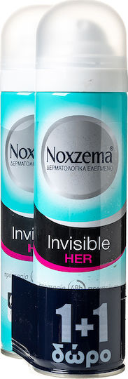 Noxzema Invisible Her Antiperspirant Deodorant 48h sub formă de Spray 2x150ml