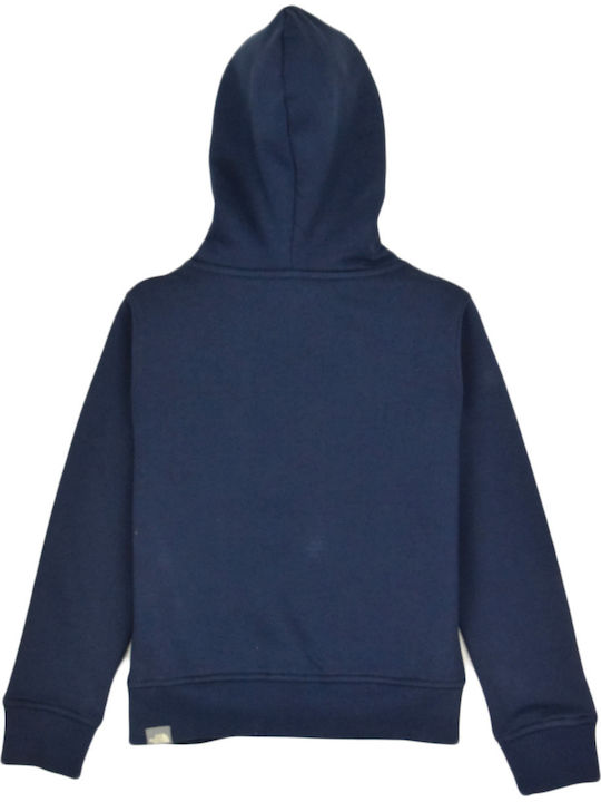 The North Face Παιδικό Φούτερ με Κουκούλα και Τσέπες Navy Μπλε Drew Peak