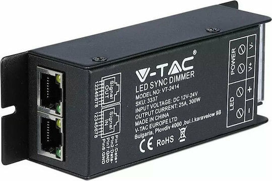 V-TAC Wireless Dimmer RF with Remote Control Sync with 14-function controller 300W 3337