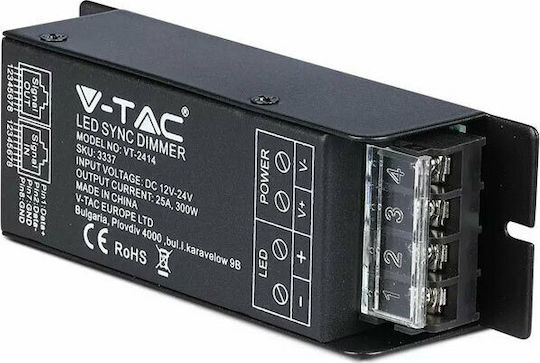 V-TAC Wireless Dimmer RF with Remote Control Sync with 14-function controller 300W 3337
