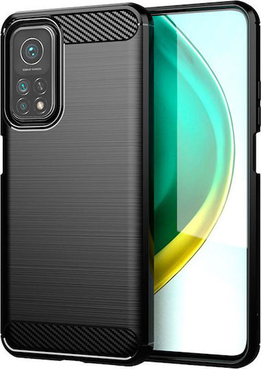 Forcell Carbon Задна корица Силикон Черен (Xiaomi Mi 10T / Mi 10T Pro)