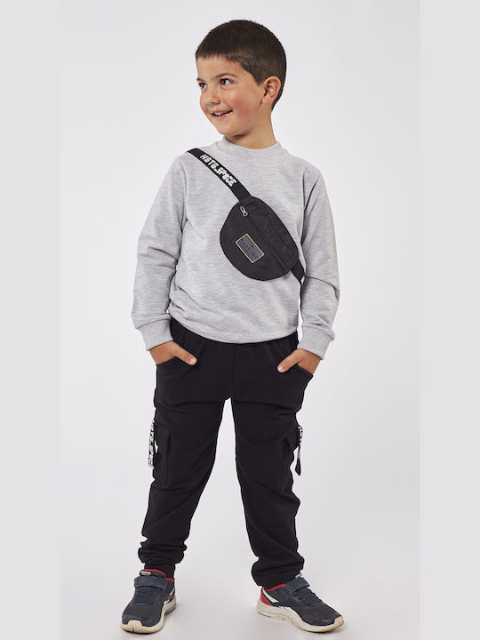 Hashtag Kids Sweatpants Set Gray 2pcs / 2pcs