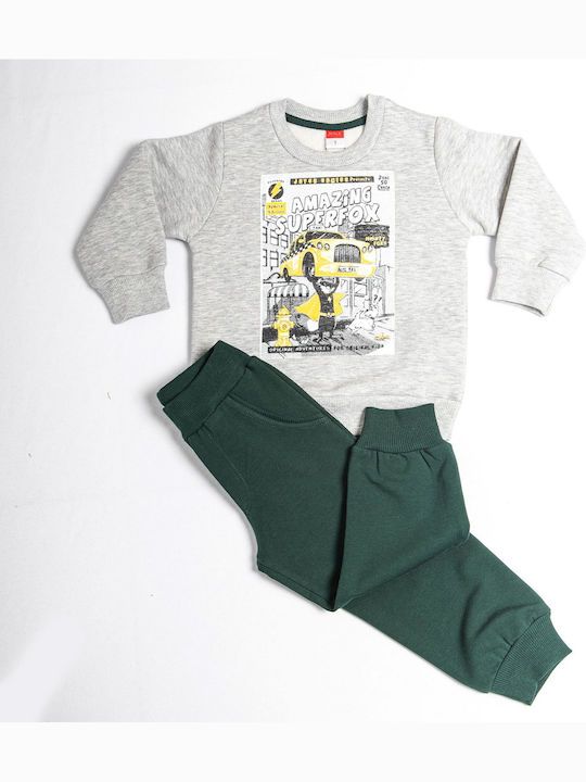 Joyce Kids Sweatpants Set Gray 2pcs / 2pcs