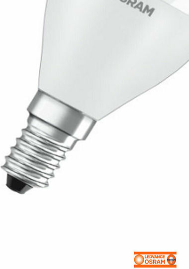 Osram Λάμπα LED 8W για Ντουί E14 και Σχήμα G120 Θερμό Λευκό 806lm