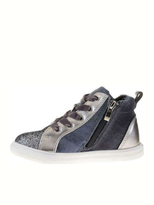 TT12516 Kinder Sneakers Hoch Anatomisch Gray