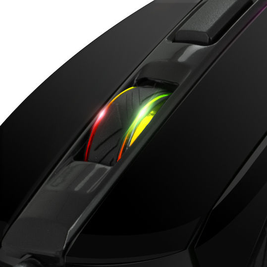 Spirit of Gamer Pro M7 & Mouse Pad RGB Gaming Ποντίκι 4800 DPI Μαύρο