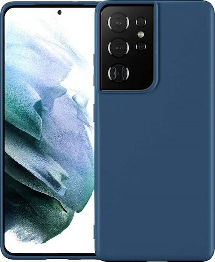 Sonique Back Cover Σιλικόνης Navy Μπλε (Galaxy S21 Ultra 5G)