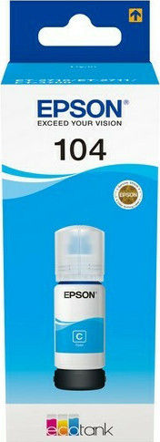 Epson 104 Оригинален Мастило за мастиленоструен принтер Черен (C13T00P140)