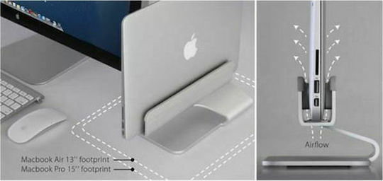 Rain Design mTower Βάση για Laptop έως 15.6" Silver
