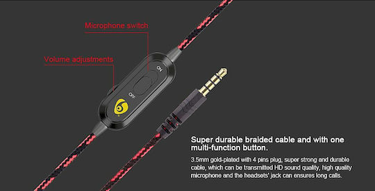 Ovleng OV-P1 On Ear Gaming Headset με σύνδεση 3.5mm